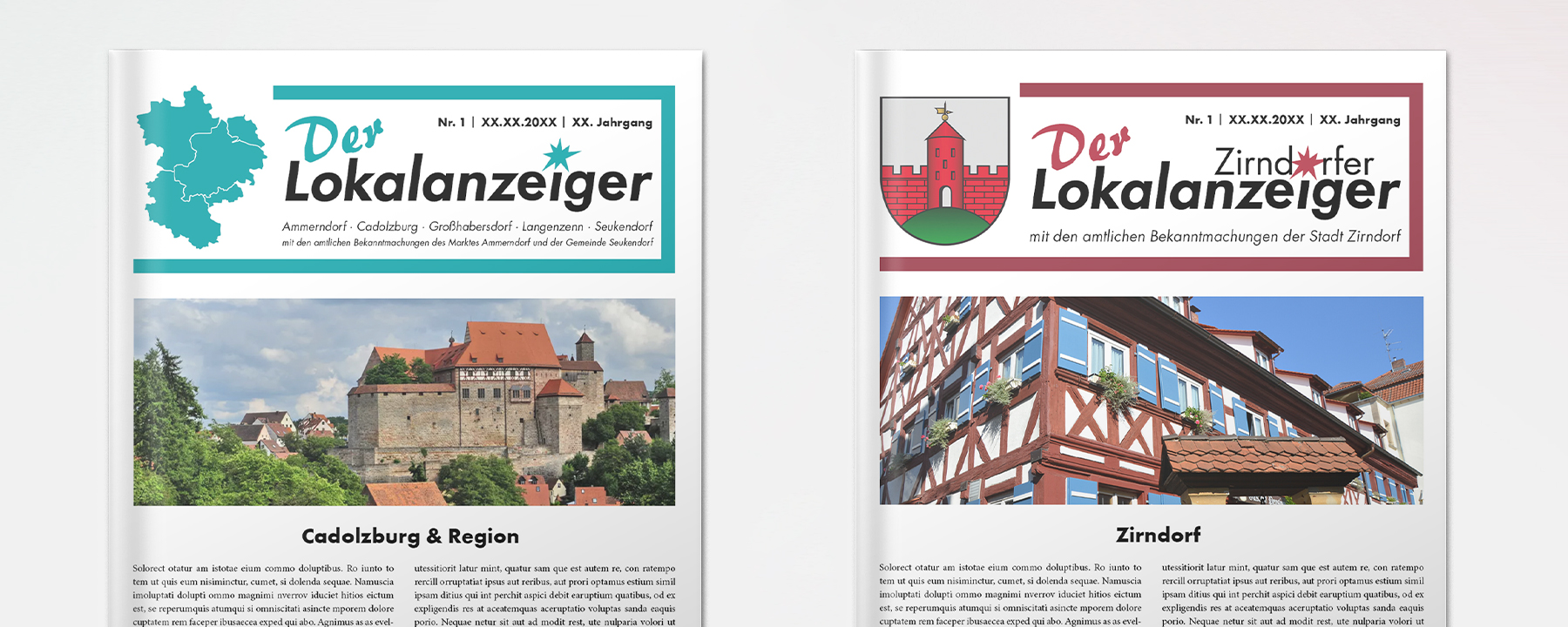 Titelbild Cadolzburg und Zirndorf